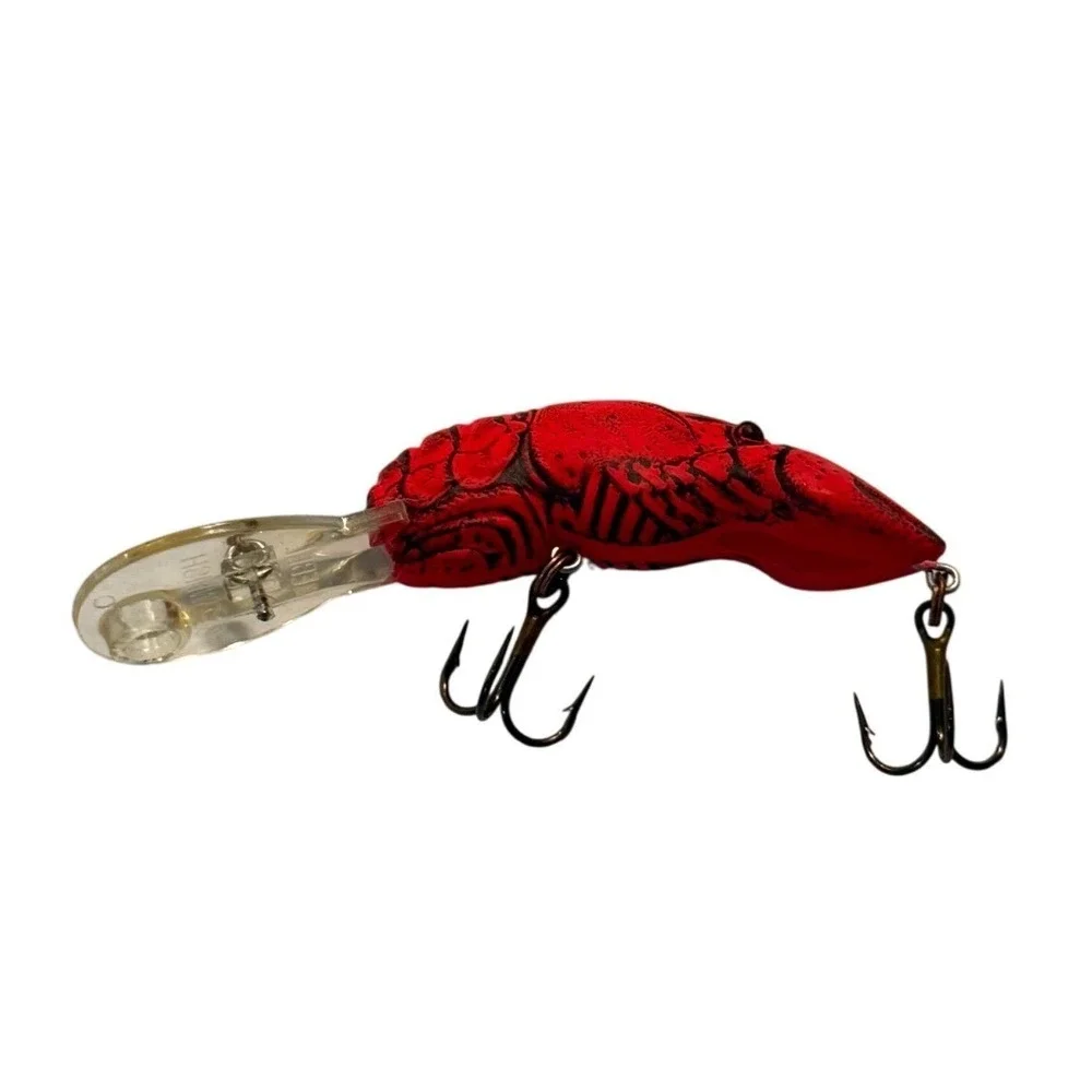 Rebel Wee-Crawfish Deep Diving Crankbait Fishing Lure Red Black‎ Craw